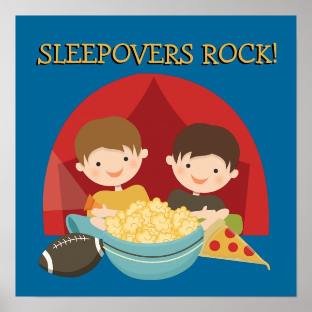 Póster Rock Sleepovers (Frente)