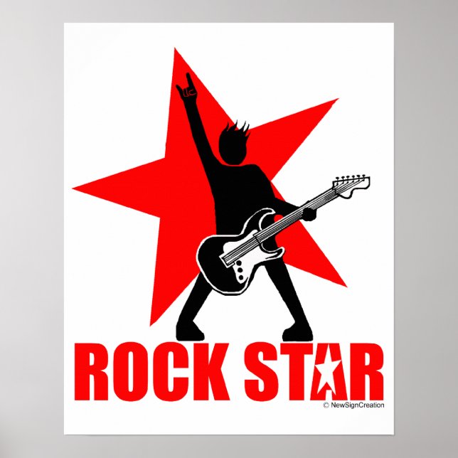 Póster Rock Star (Frente)
