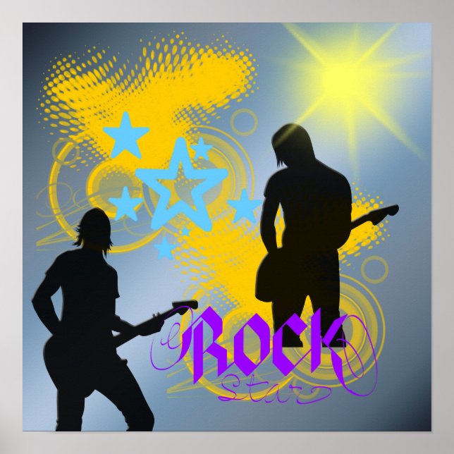 Poster Rock Star Fantasy (Frente)