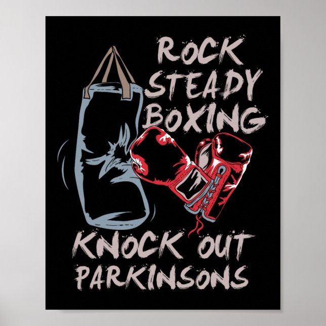 Poster Rock Steady Boxnock Out Parkinsons (Frente)