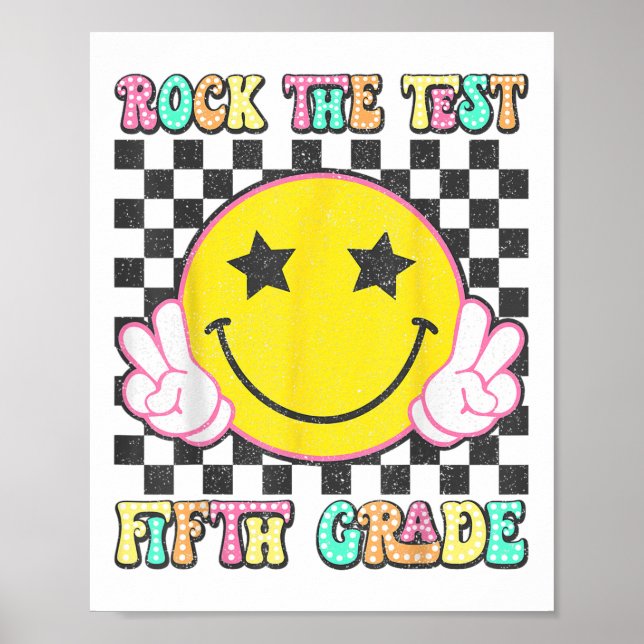 Poster Rock The Test Day 5 Teacher Grade 5º Grau Te (Frente)