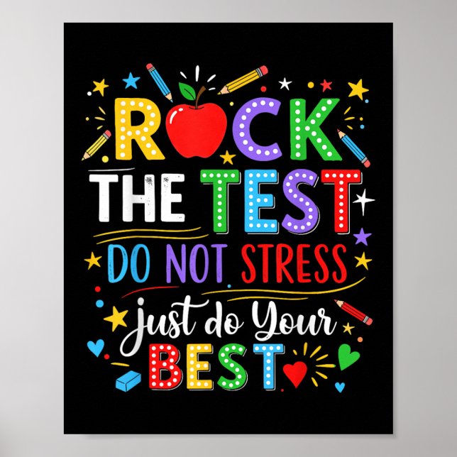Poster Rock The Test Day Professors Men Win (Frente)