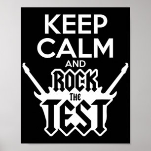 Poster Rock The Test Day Teacher Testing State Ideo Schoo