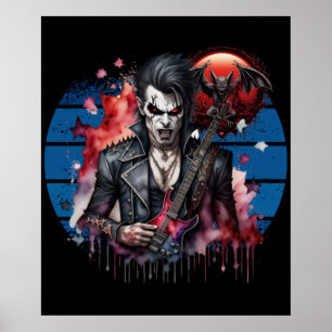 Poster Rocker Vampiro