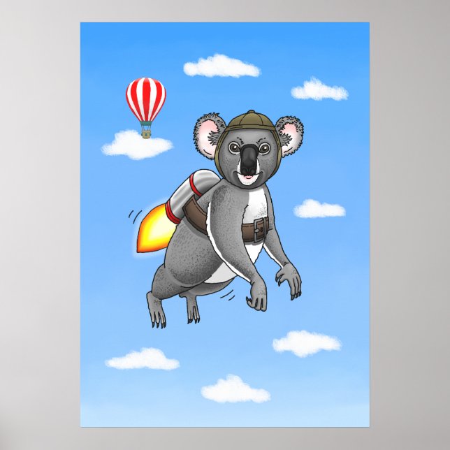 Poster Rocket Koala (Frente)