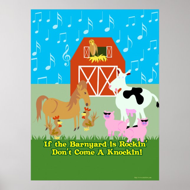 Poster Rockin Barnyard (Frente)