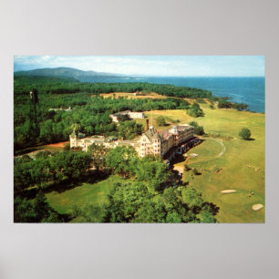 Póster Rockland, hotel de Maine SamOseT, cerca de 1950