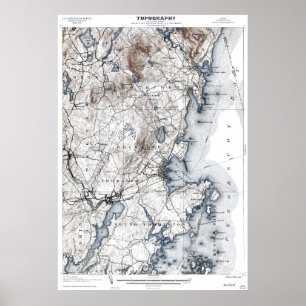 Póster Rockland, Maine 1906