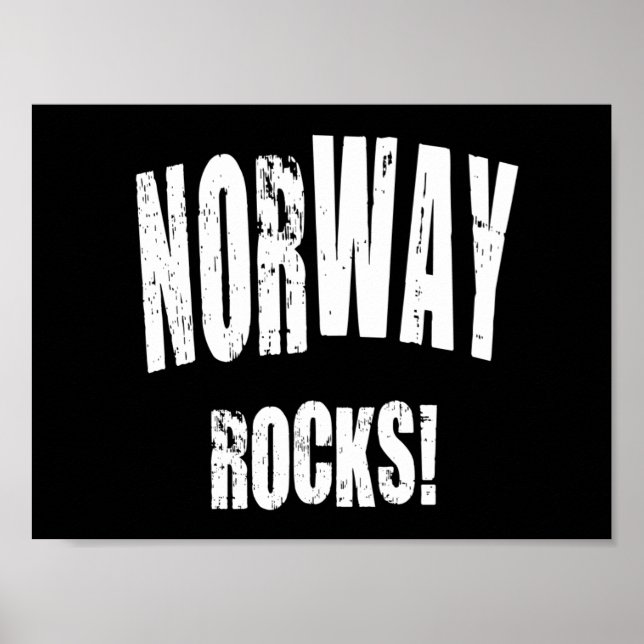 Poster Rocks da Noruega! (Frente)