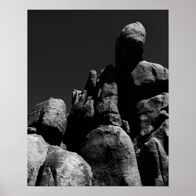 Poster Rocks no Parque Nacional Joshua Tree (Frente)