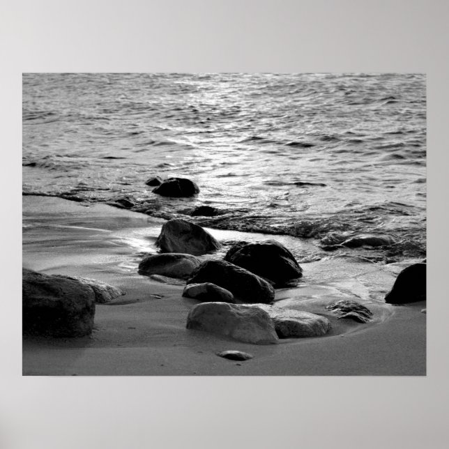 Poster Rocks on Beach Photo 88 (Frente)
