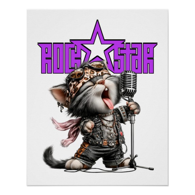 PÓSTER ROCKSTAR  (Frente)