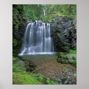 Poster Rockwell Falls no vale Two Medicine de