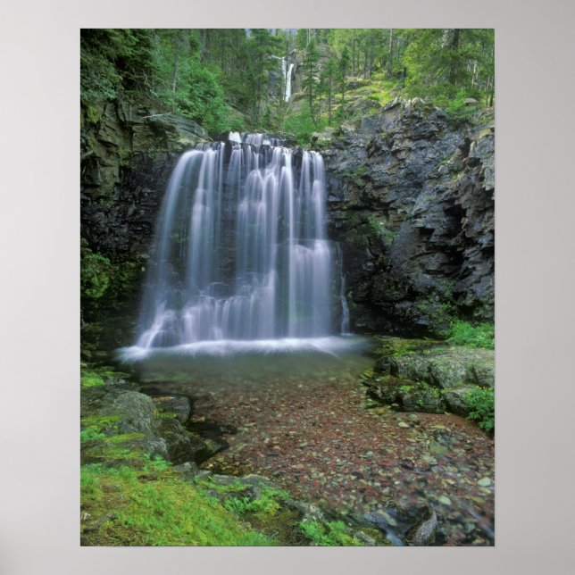 Poster Rockwell Falls no vale Two Medicine de (Frente)