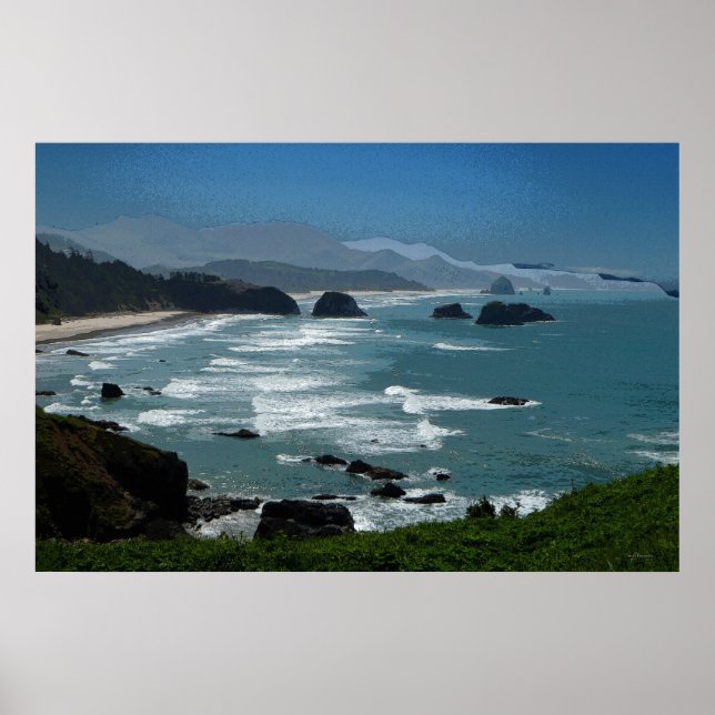 Poster Rocky Coast 36 x 24 (Frente)