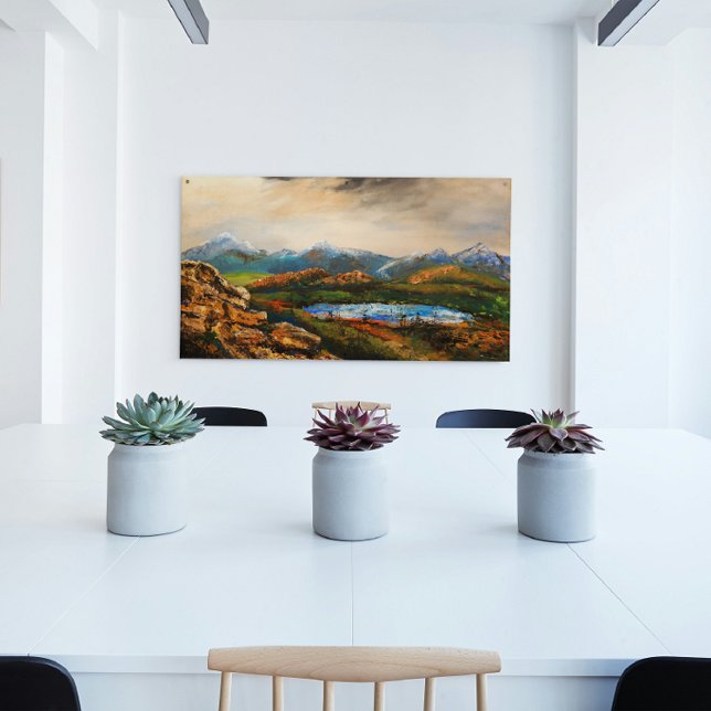 Póster "Rocky Heights" Landscape Painting (Criador carregado)