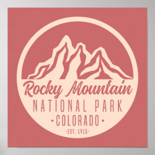 Poster Rocky Mountain National Park Colorado