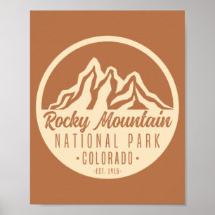 Poster Rocky Mountain National Park Colorado