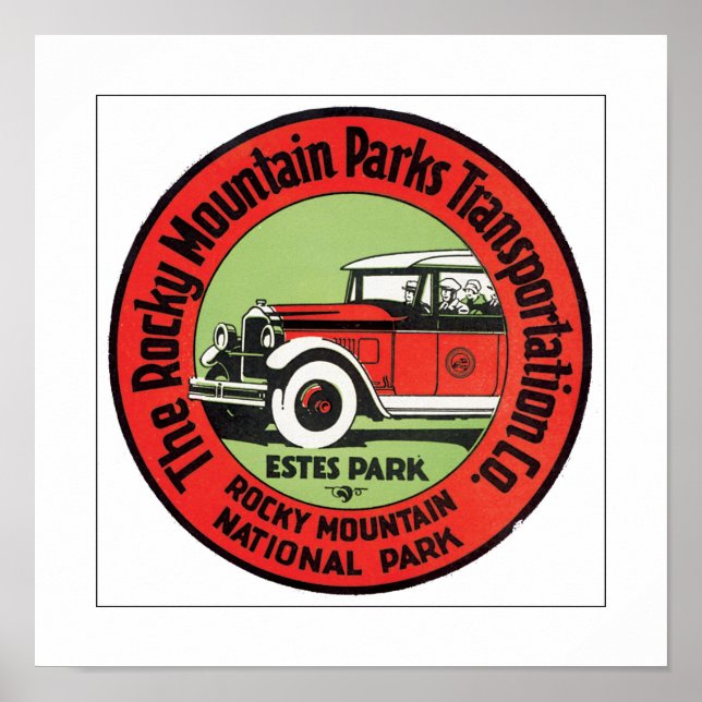 Póster Rocky Mountain Park (Frente)