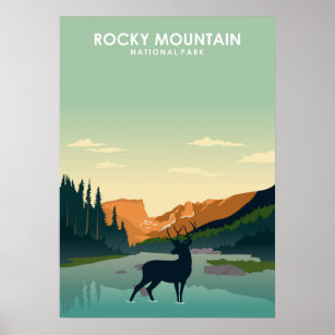 Poster Rocky Mountains National Park