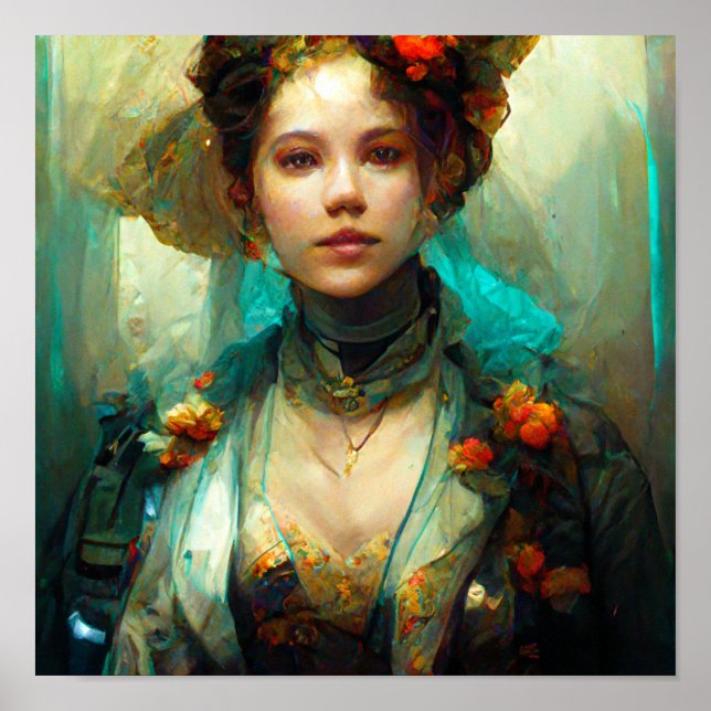Poster Rococo Future Sci-Fi Fantasy (Frente)