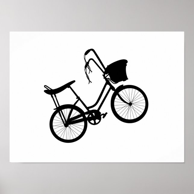 Poster Roda anos 80 (Preto) (Frente)