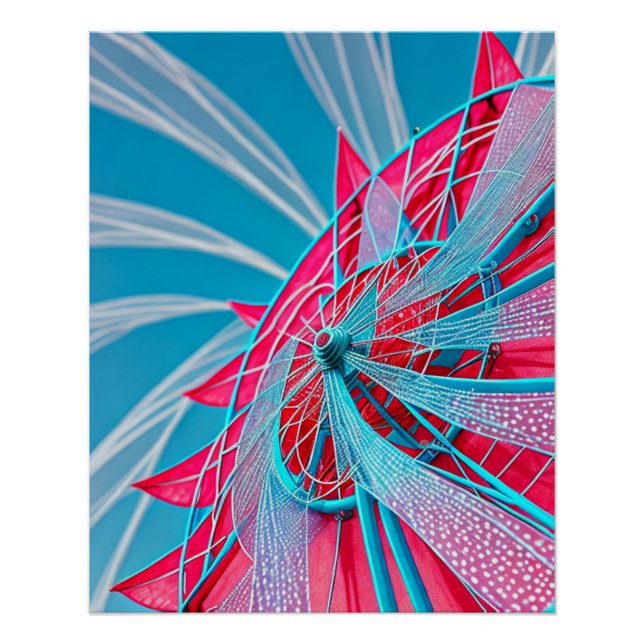 Póster Roda Colorida (Frente)