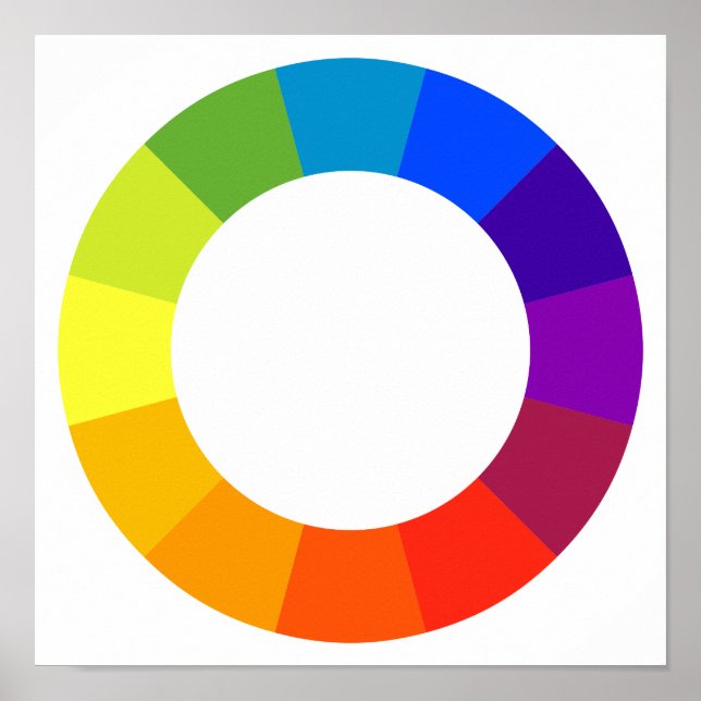 Póster Roda colorida III (Frente)