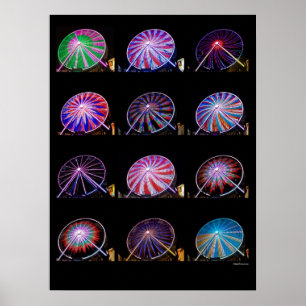Póster Roda de Ferris 18X24