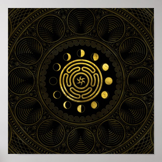 Poster Roda de Hecate e Luas (Frente)