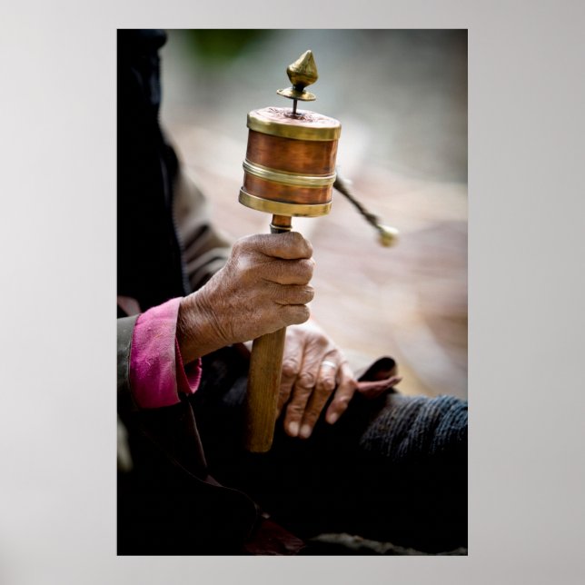 Poster Roda de Oração, Ladakh, Caxemira (Frente)