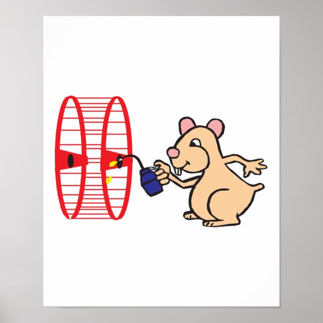 Póster roda de resguardo de bobo (Frente)