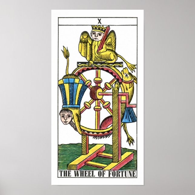 Póster Roda de Tarot Fortune (Frente)