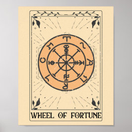 Poster Roda Distante da maior arcana da Fortune