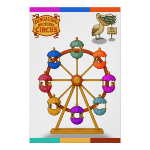 Póster Roda Gigante dos Dingaling Bros