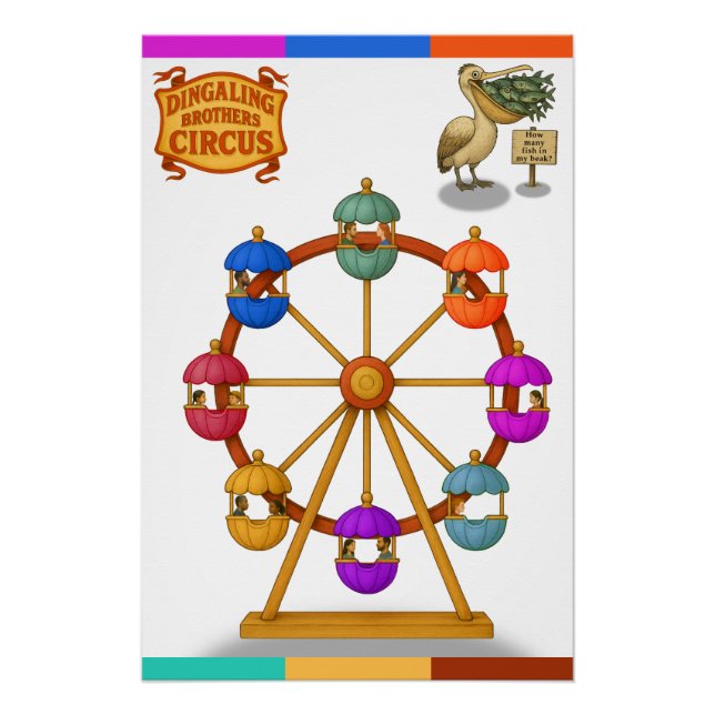 Póster Roda Gigante dos Dingaling Bros (Frente)
