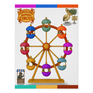 Póster Roda Gigante dos Dingaling Bros