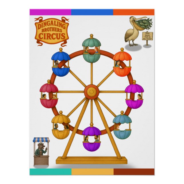 Póster Roda Gigante dos Dingaling Bros (Frente)