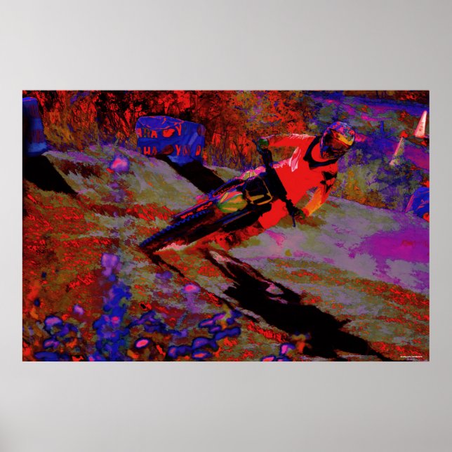 Póster Roda Nítida - Corrida De Camada De Diafragma (Frente)