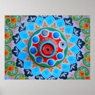 Póster Roda Pintada do Vagão