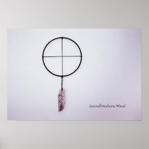 Póster Roda sagrado da medicina
