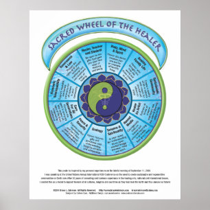 Poster Roda sagrado do curandeiro
