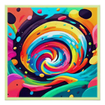 Roda vibrante de Abstrato de cores