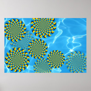 Póster Rodas de natação