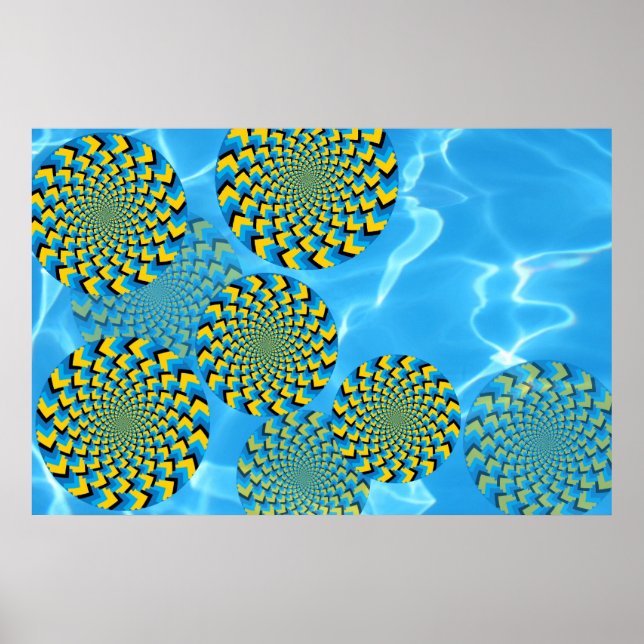 Póster Rodas de natação (Frente)