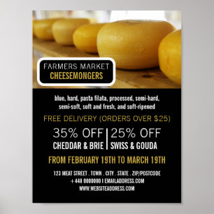 Poster Rodas de Queijo, Publicidade ao Cheesemonger