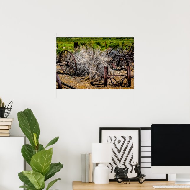 Poster Rodas Históricas do Rancho (Escritório em casa)