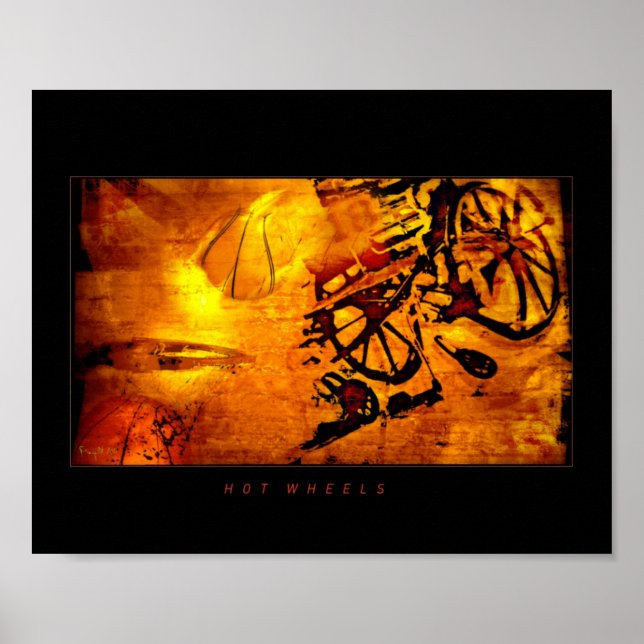 Poster "Rodas Quentes!" (Frente)