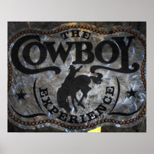 Poster rodeio de vaqueiro Stampede