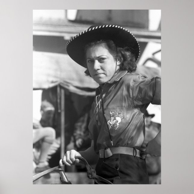 Poster Rodeo Cowgirl: 1940 (Frente)